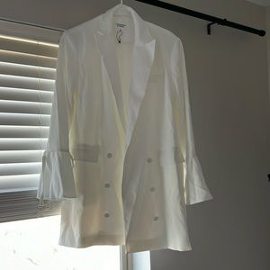 White blazer dress
